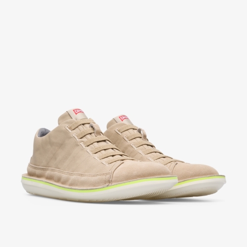 Camper Beetle Mens Casual Shoes US-40902 Beige USA Online